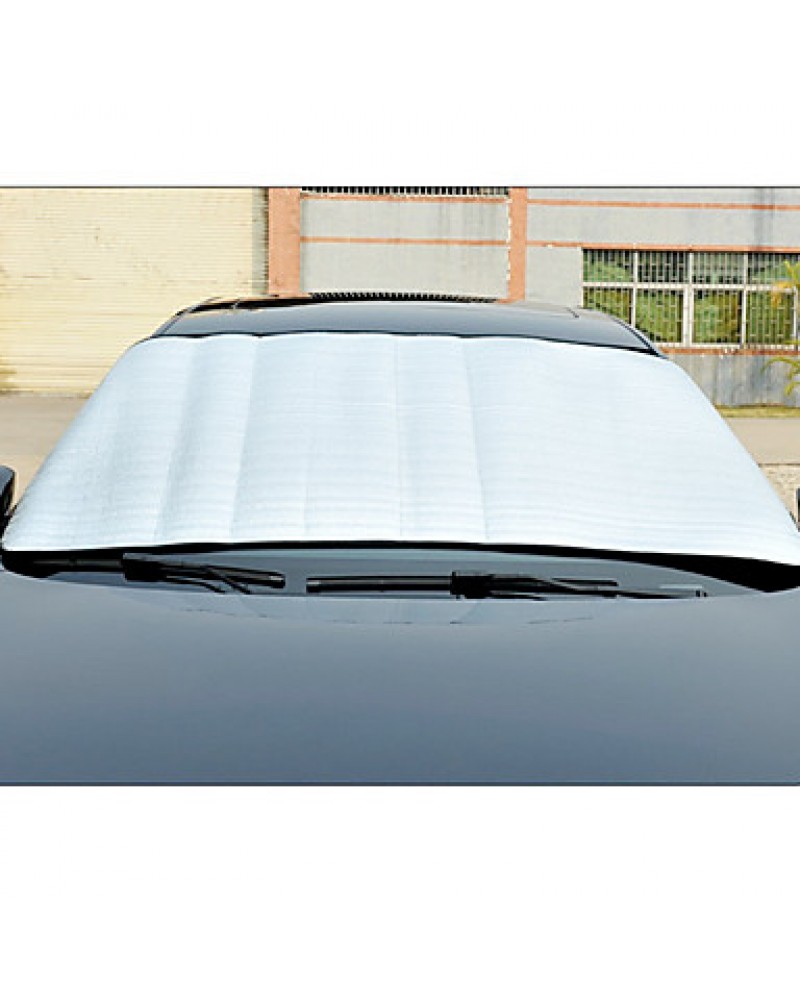 70*150 Aluminium Auto Front Windshield Sunshades Sun Protector 2PCS