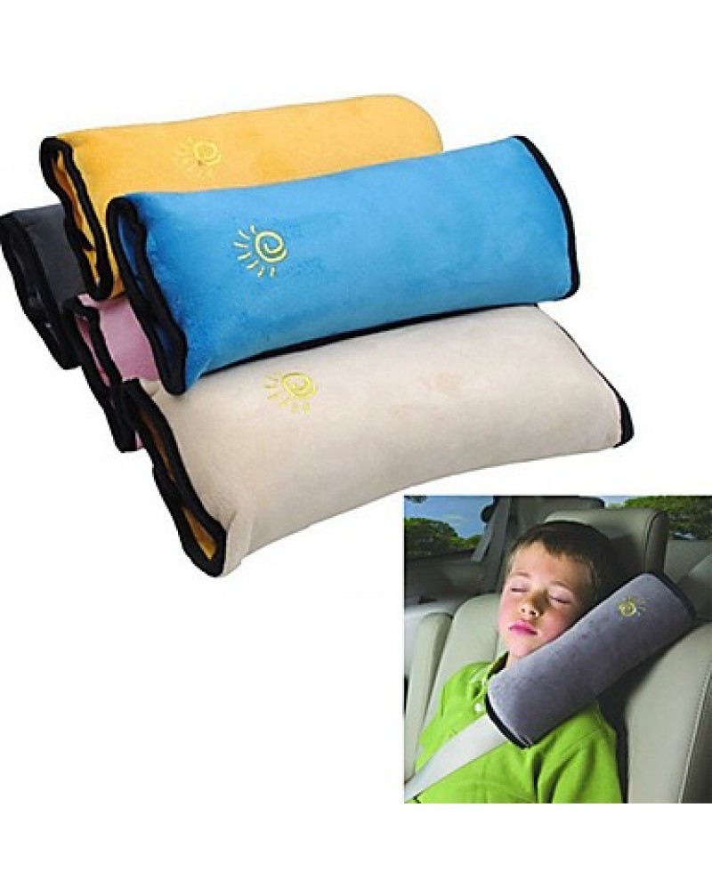 Baby Car Safety Belt Protect Shoulder Pad adjust Vehicle Seat Belt Cushion for Kids Children (Random colors)