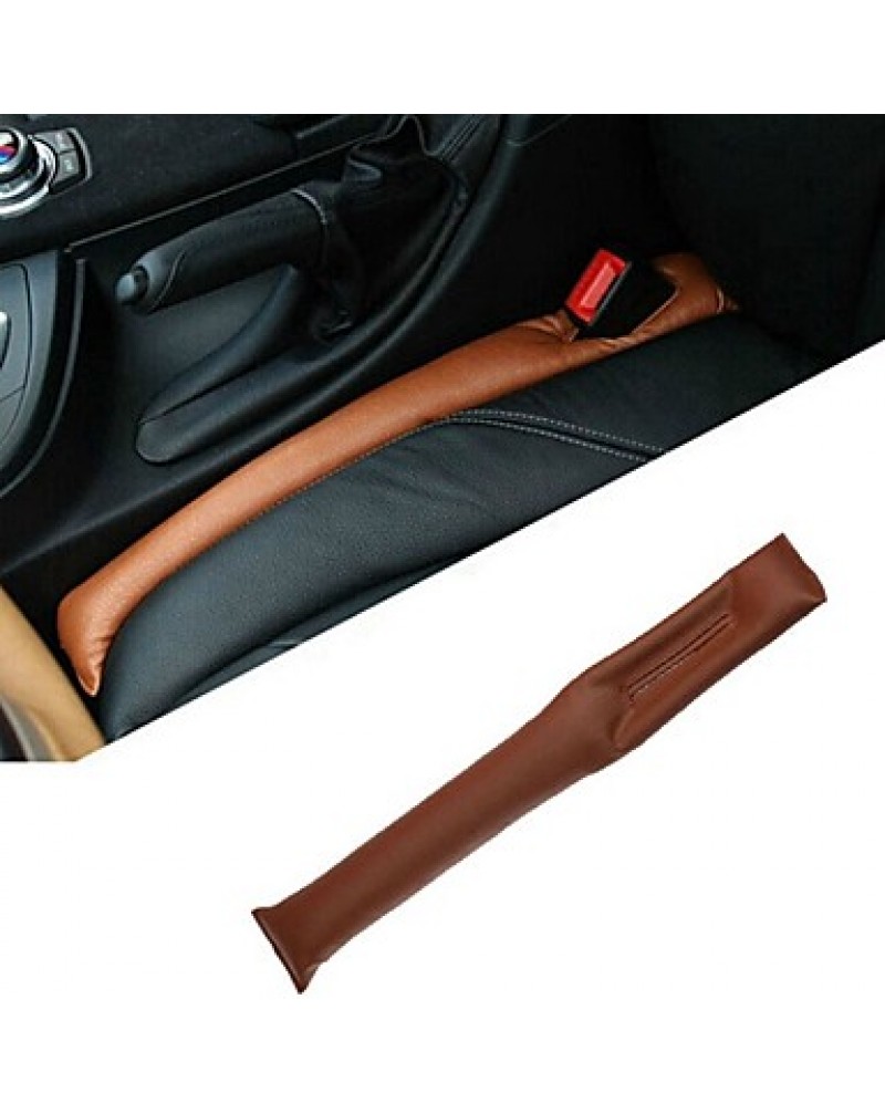 PU Leather Vehicle Seat Slot Plug Leak-proof Protective Case (2 )