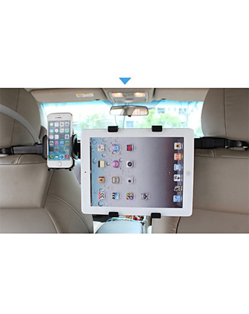 Automotive Interior Decoration Mobile Phone IPad Combo Bracket 360 Degrees Rotating Flat Car Bracket