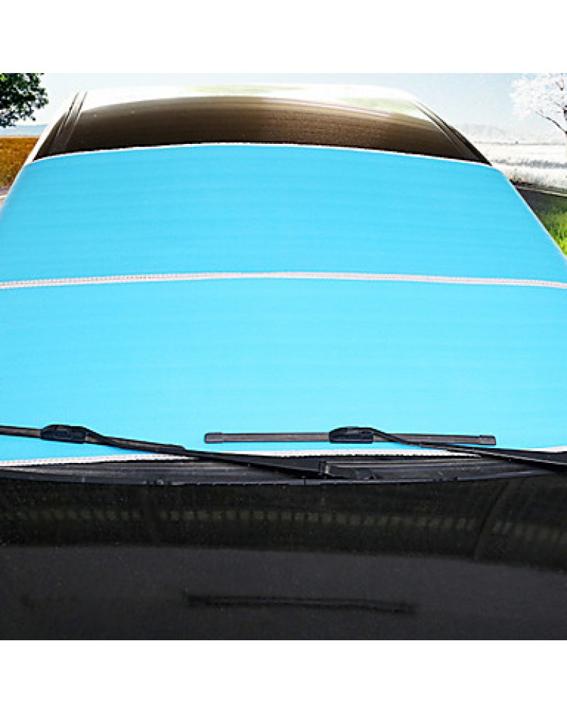 200*95 Aluminium Auto Front Windshield Sunshades Sun Protector Blue