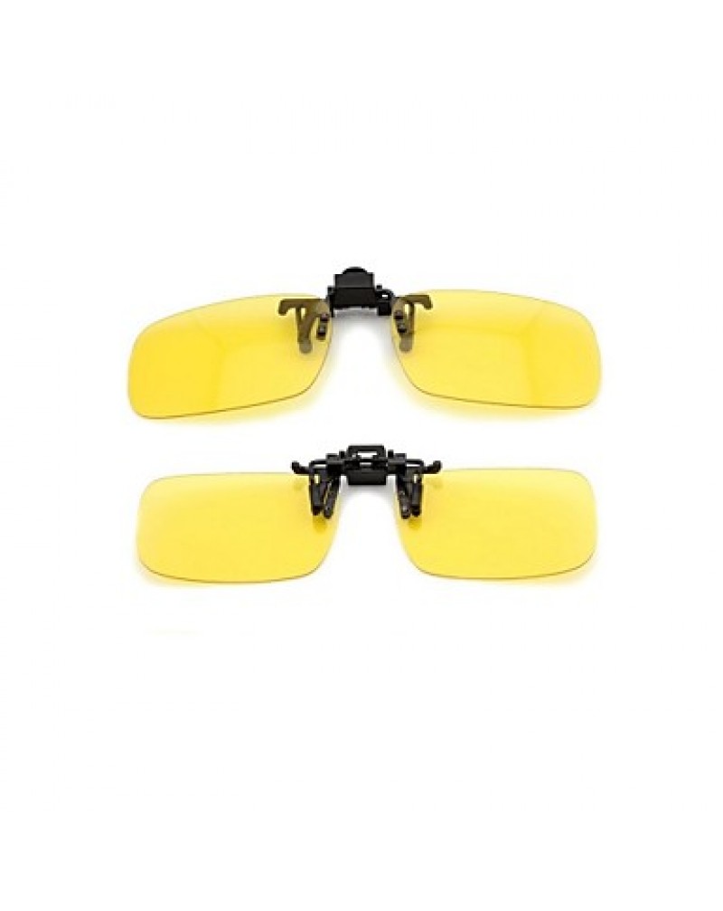  Myopic Sunglass Clip Super Light Polarized Lens Yellow Night Market
