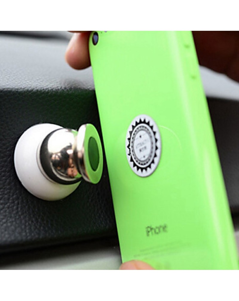 360 Degree Rotation Mini Phone Car Holder Magnet Dashboard Phone Holder For iPhone Samsung Smart Phone GPS