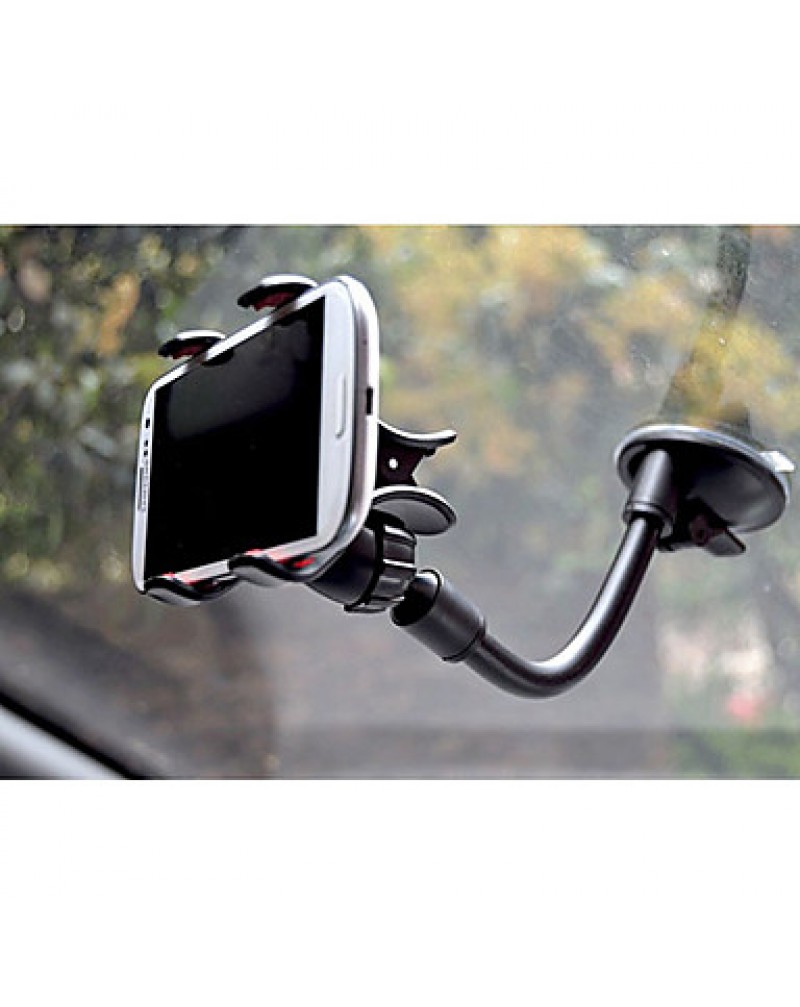  360°Rotatable Car Windshield Windscreen Mount Holder Dual Clip for Phone GPS