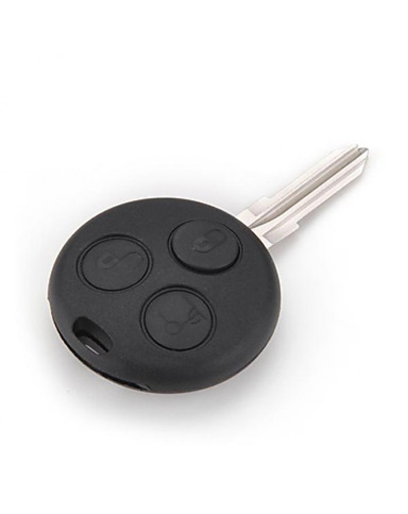 Replacement Entry Key Shell Case 3 Button for BMW Smart ForTwo 450