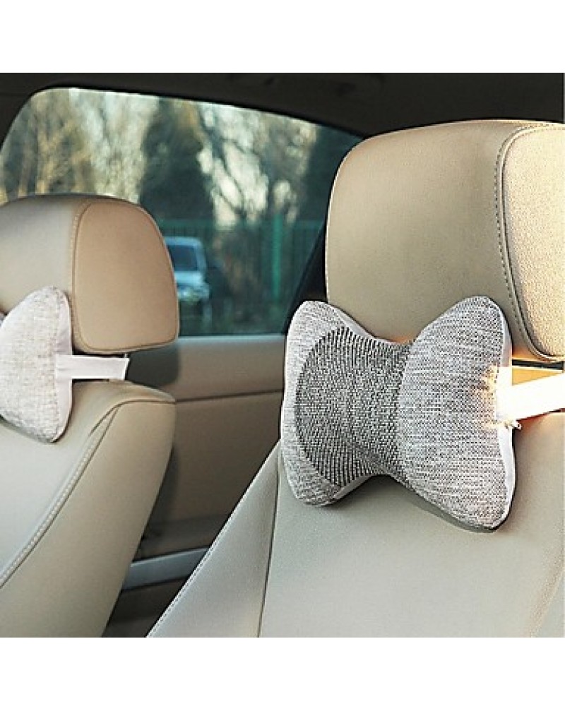 Automotive Linen Headrest Comfortable Lovely 2 