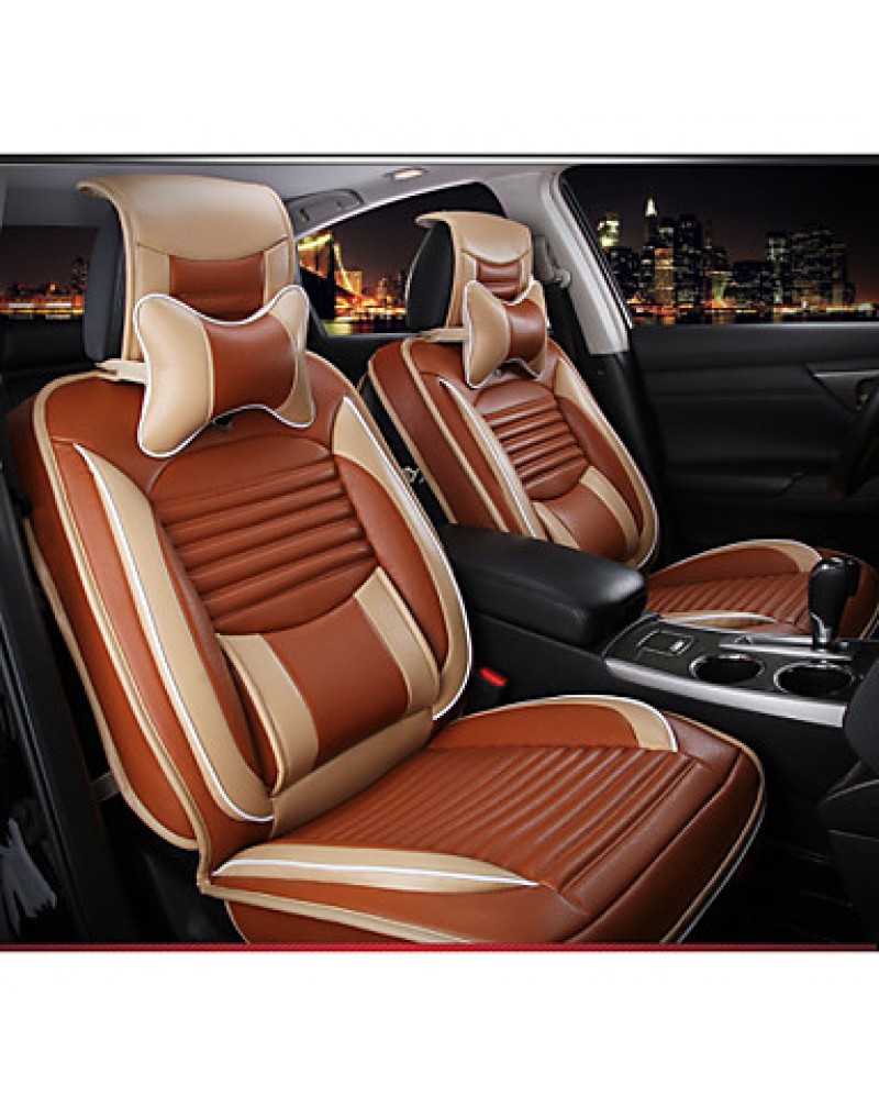 TheNew Leather Car Seat Cushion,Seat Cushion Leather Soft For Most Of The Car