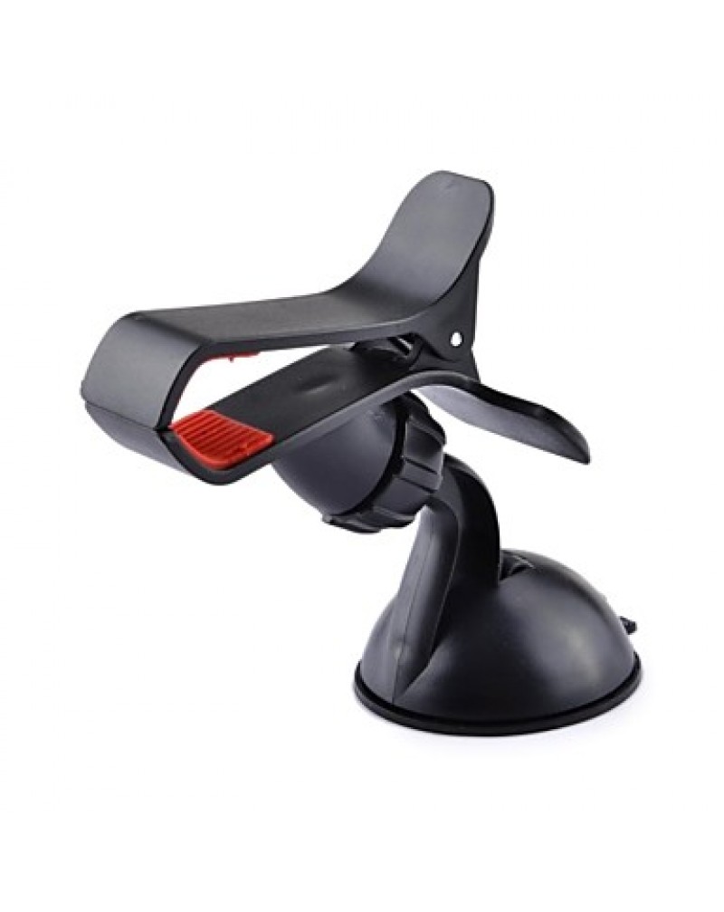 S-3 Universal 360 Degree Rotation Suction Cup Holder Bracket for Iphone + GPS + More (Black)