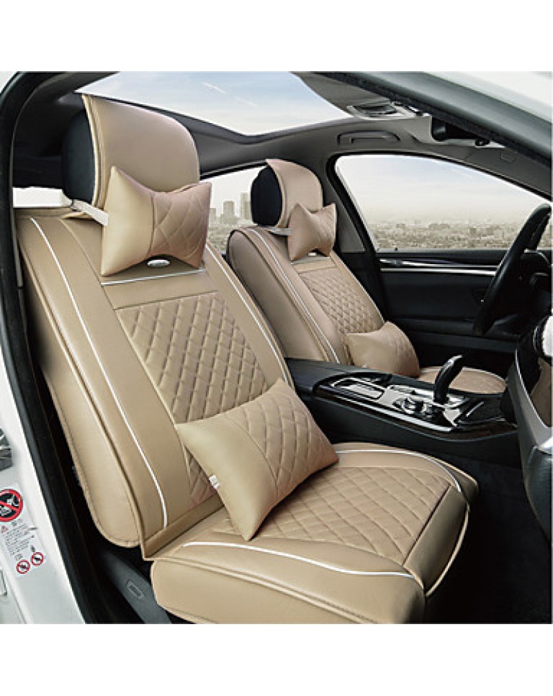 A New Full Leather Embroidered Car Seat Cover Cushion Automotive Interior Protection Of The Original Car Seat