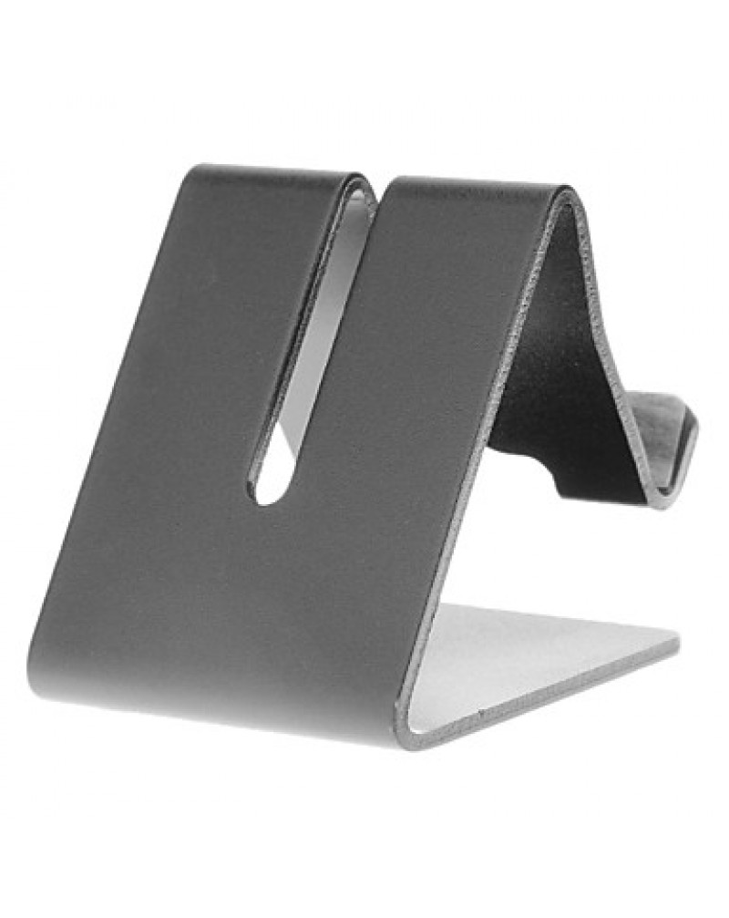 Aluminium Metal Desk Stand Holder for Universal Mobile Phone(Black)