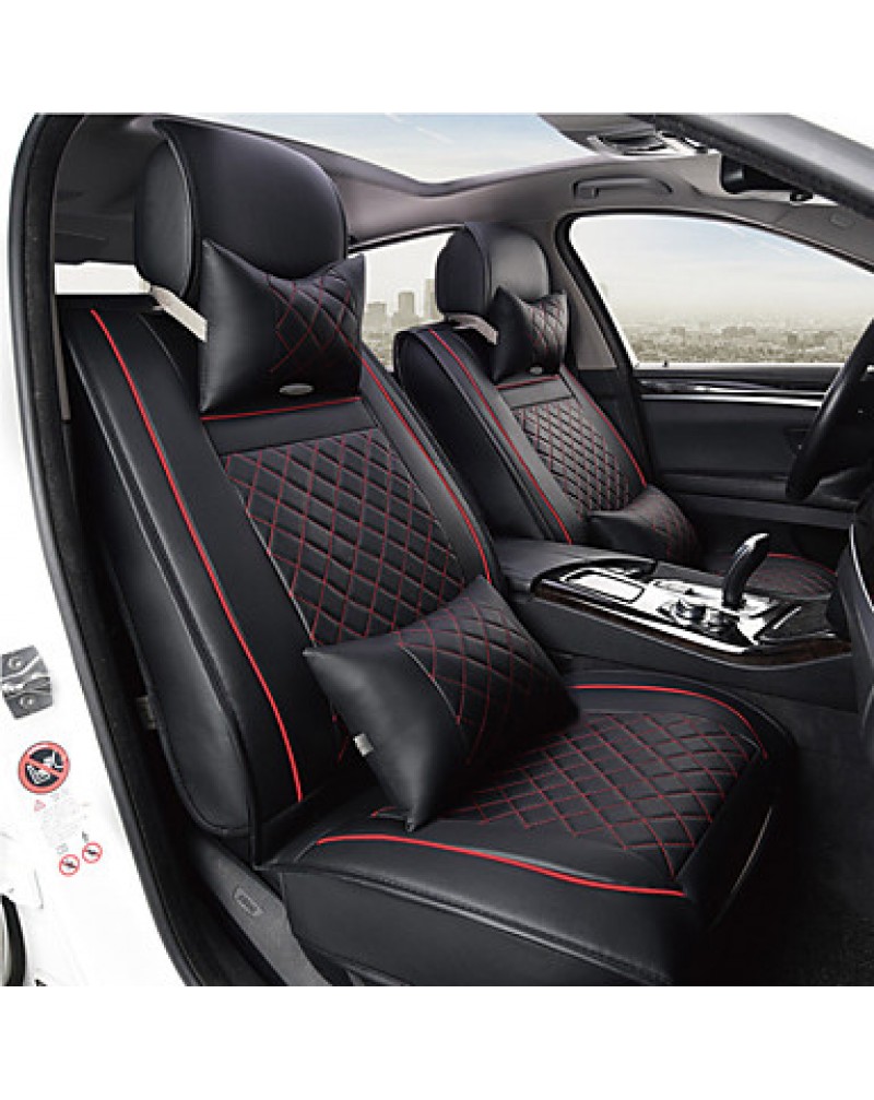 A New Full Leather Embroidered Car Seat Cover Cushion Automotive Interior Protection Of The Original Car Seat