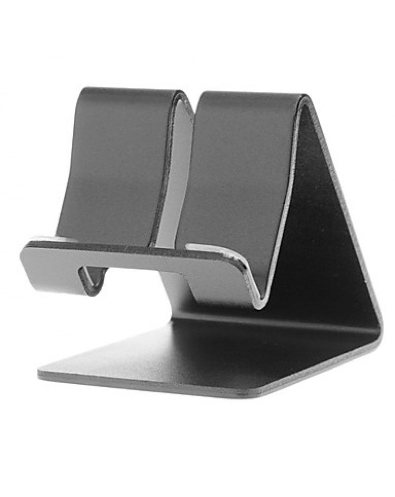 Aluminium Metal Desk Stand Holder for Universal Mobile Phone(Black)