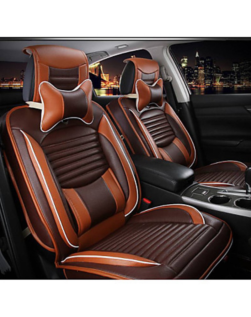 TheNew Leather Car Seat Cushion,Seat Cushion Leather Soft For Most Of The Car