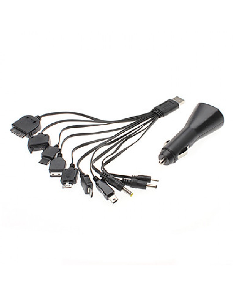 10-in-1 Universal USB Car Charger YXT-028