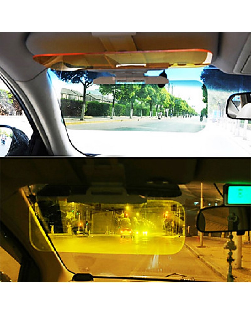 Car Day And Night Anti-Glare Goggles Night Vision Driving Mirror Sun Visors