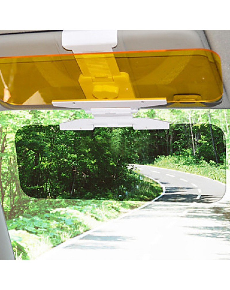 Car Day And Night Anti-Glare Goggles Night Vision Driving Mirror Sun Visors